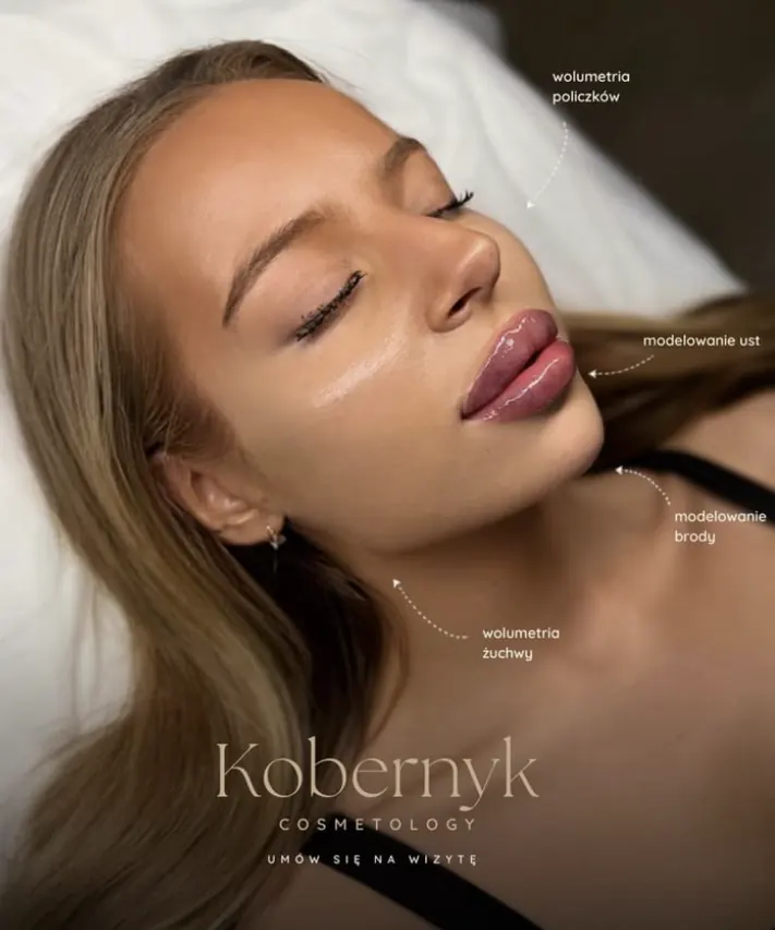 Wolumetria policzków, żuchwy i modelowanie brody